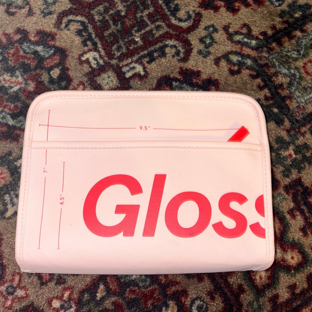 Glossier Pink Makeup Bag